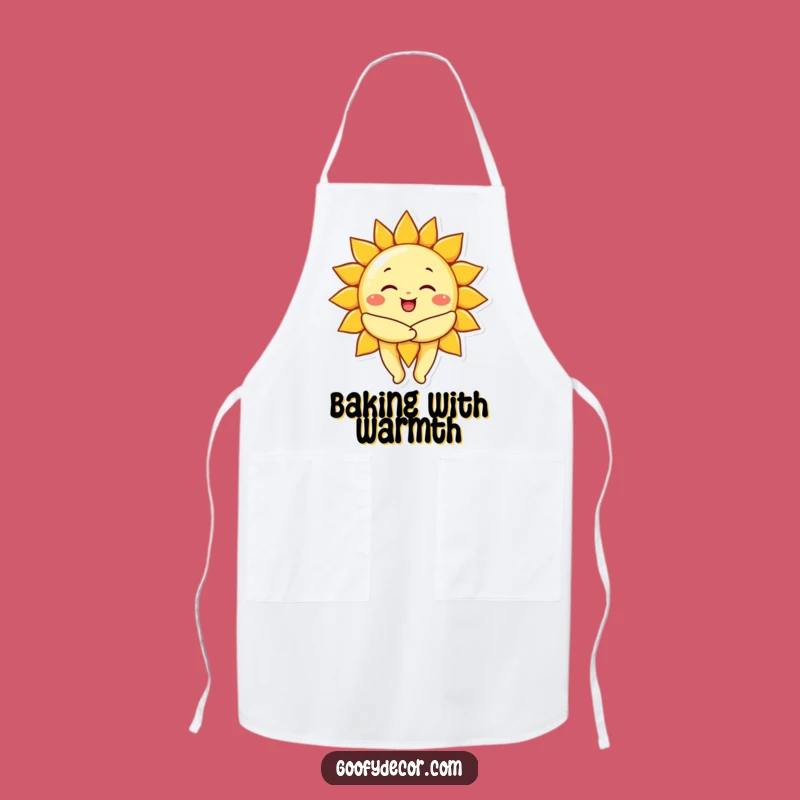 Funny Sun Hug Apron - Cook with Sunshine, Fun Gift