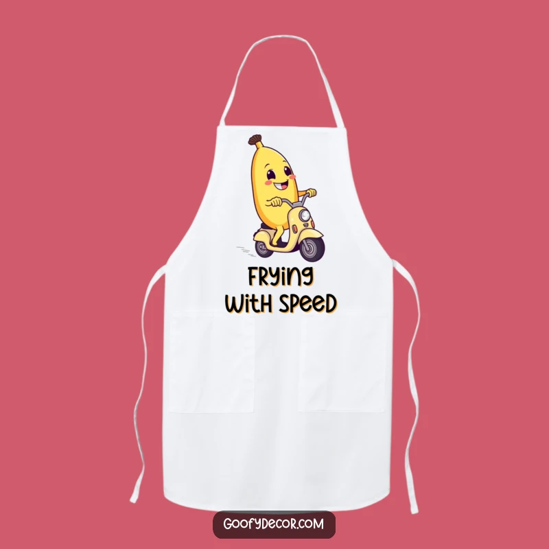 Funny Banana Scooter Apron: Kitchen Fun, Zesty Style, Practical Funny Gift