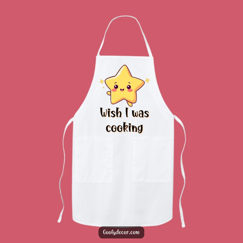 Funny Shooting Star Apron, Cook Up Wishes and Smiles
