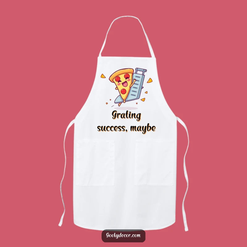 Funny Pizza Grater Apron: Kitchen Giggling Slice Wear, Ideal Funny Gift