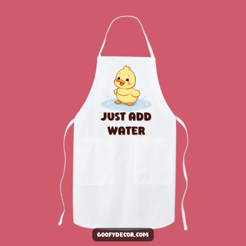 Funny Duckling Splashing Apron: Cook with Cheer - Great Kitchen Gift