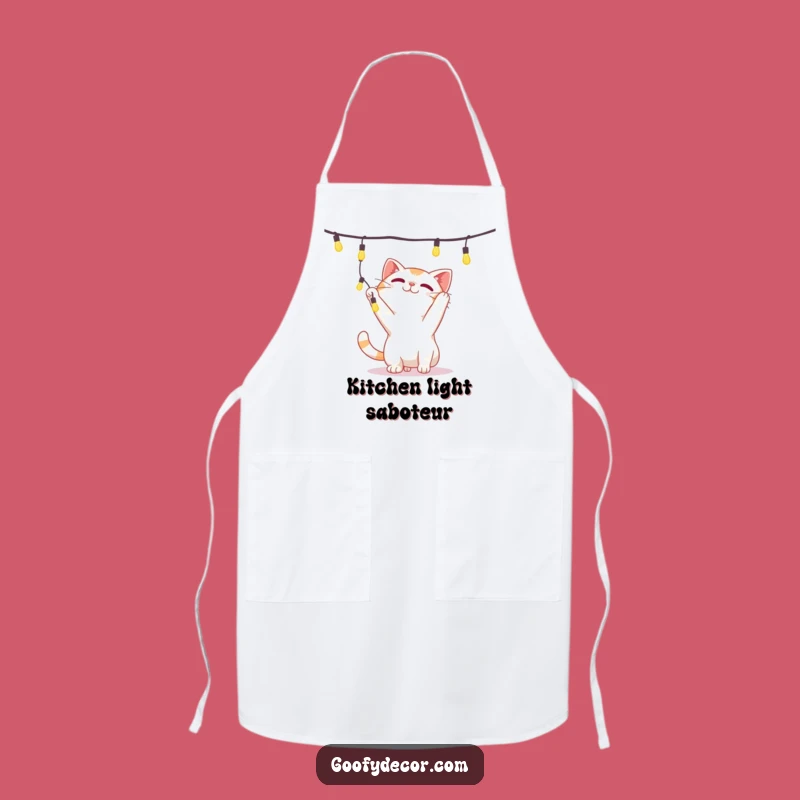 Funny Cat Apron: Kitchen Playtime, A Chef's Funny Gift!