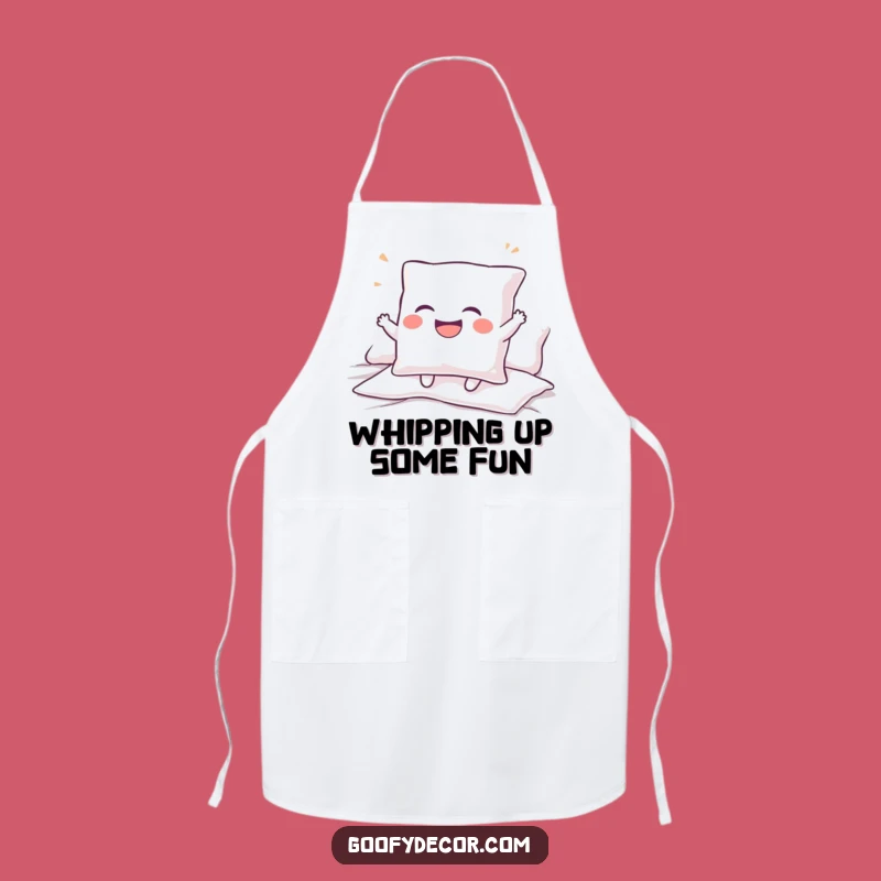 Funny Giggling Pillow Apron: Cook Up Smiles with Joyful Protection