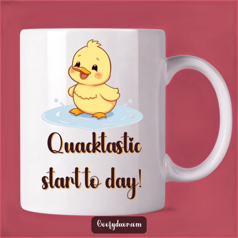 Funny Duckling Splashing Mug: A Cheerful & Adorable Gift for Duck Lovers
