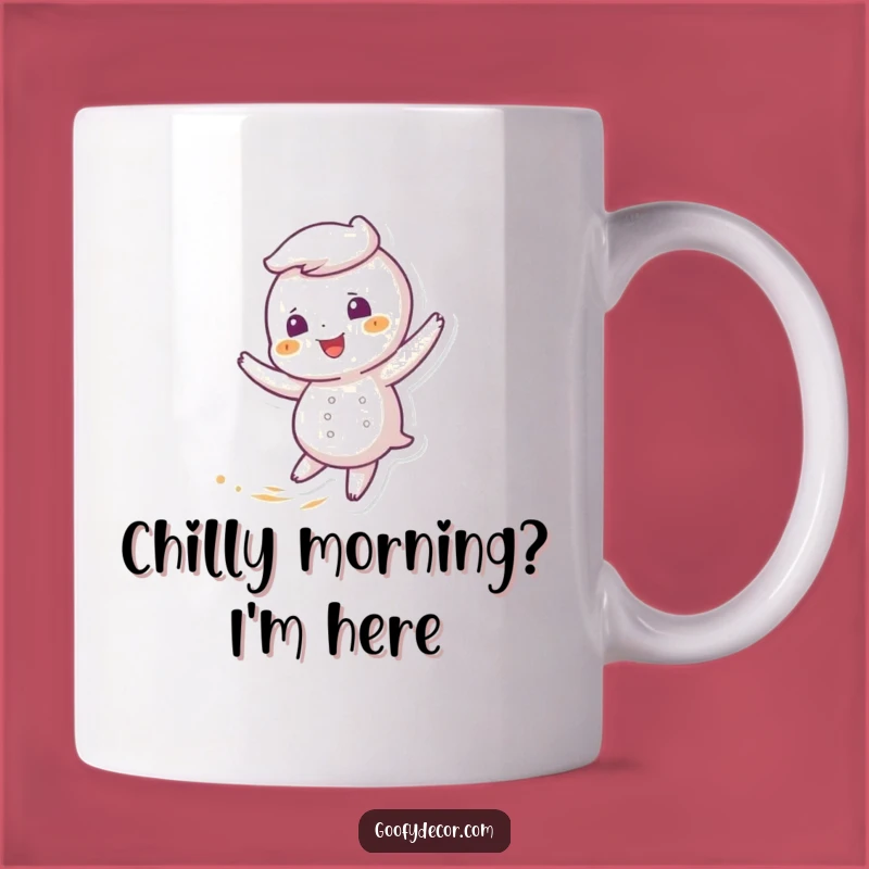 Funny Giggling Snowflake Mug, Perfect Winter Gift for a Chilly Laugh