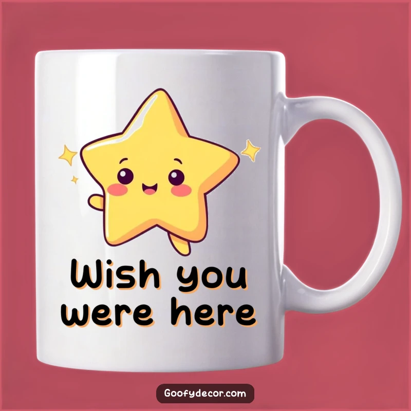 Funny Shooting Star Mug, Make a Wish for Laughter Gift