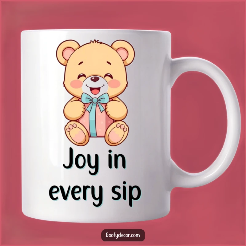 Funny Teddy Bear Gift Mug: Joyful and Hilarious Present Surprise