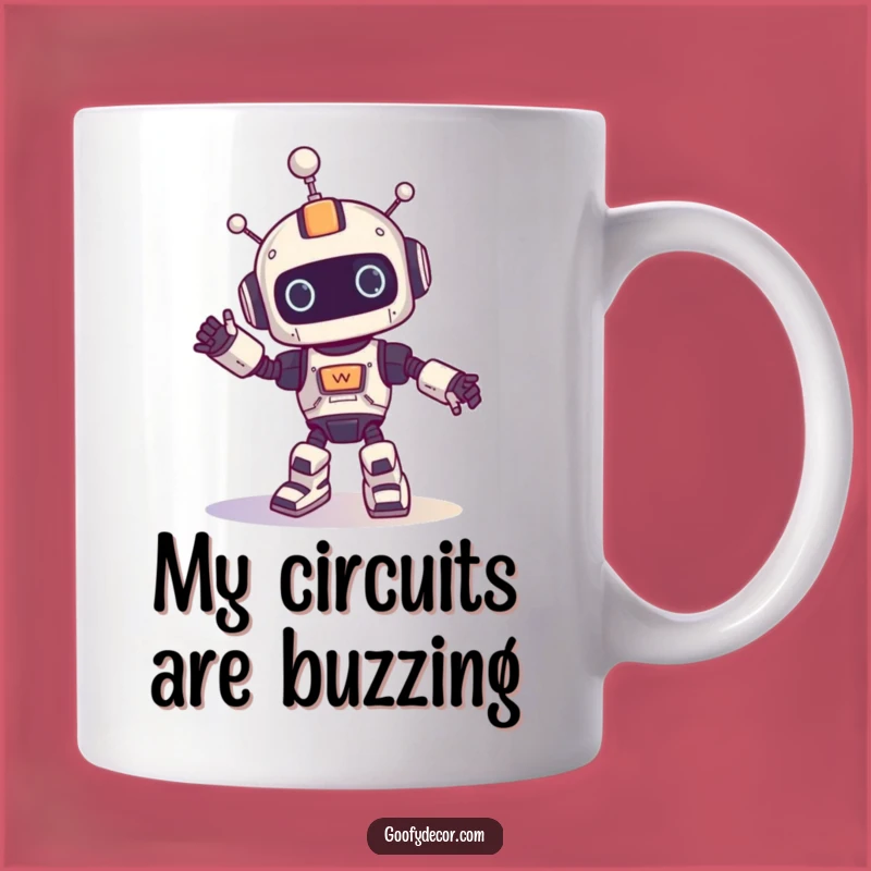 Funny Spinning Robot Mug: Hilarious Dance Moves for a Perfect Gift