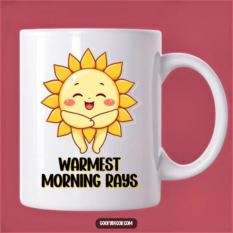 Funny Sun Hug Mug - Warmth and Cheer, Perfect Gift Idea