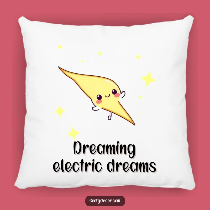 Funny Lightning Bolt Pillow - Cozy Cosmic Comfort, Sweet Gift