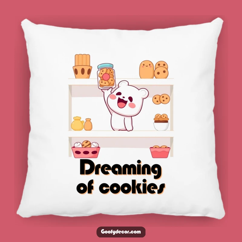Funny Cookie Jar Pillow - Cozy Comfort & Hilarious Treat Gift