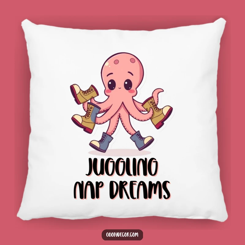 Funny Octopus Juggling Pillow: Comfy Chaos for Your Home - Perfect Gift