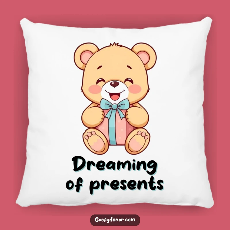 Funny Teddy Bear Cushion: Comfy and Joyful Gift Decor