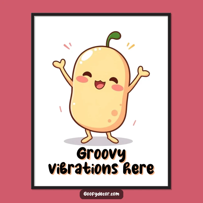 Funny Wobbly Dance Digital Print: Instant Lively Art for Your Space