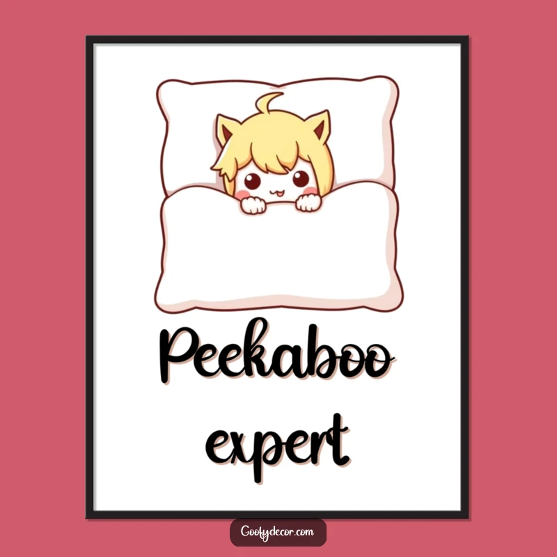 Funny Mischievous Character Digital Art - Instant Playful Decor for Walls