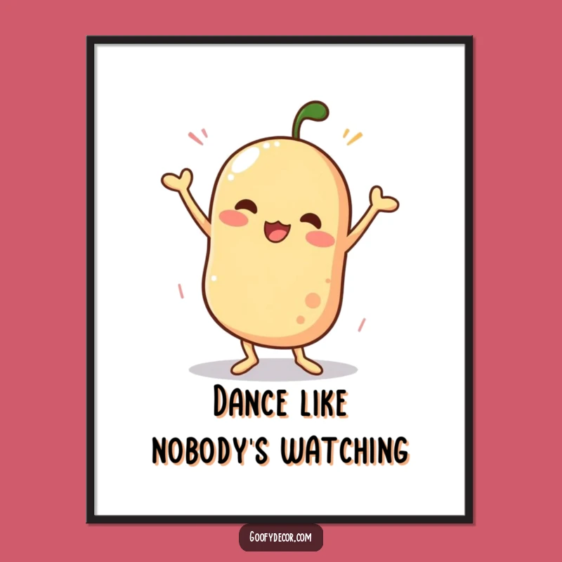 Funny Wobbly Dance Poster: Bring Lively Silliness to Your Walls