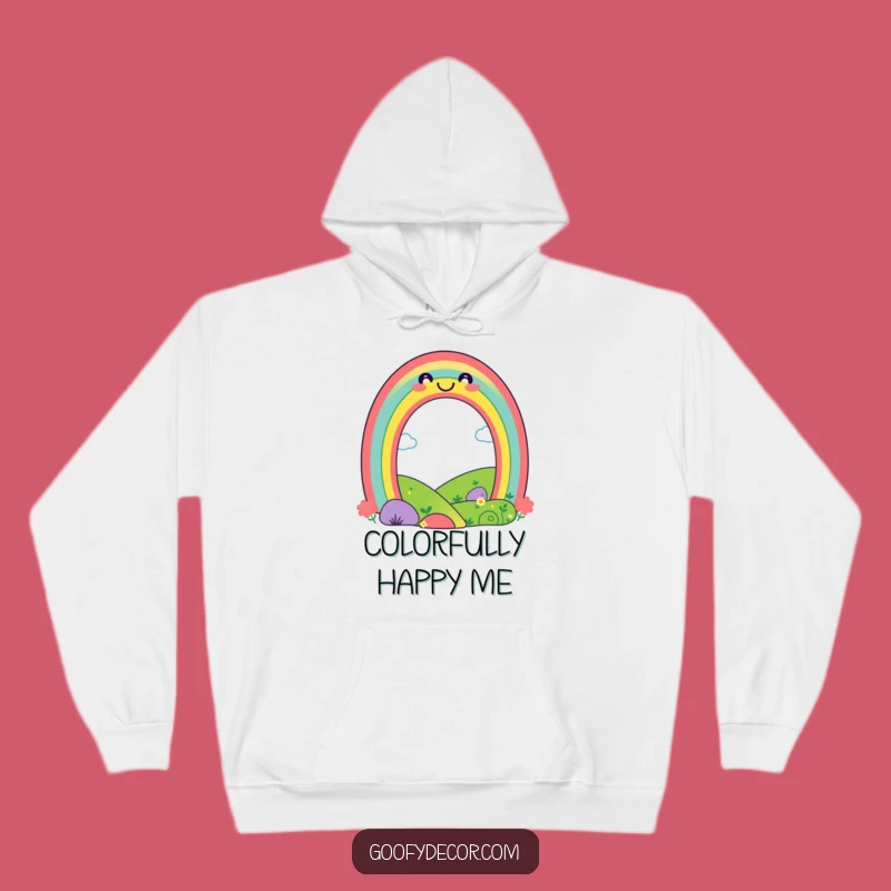 Cozy Funny Rainbow Hoodie - Warmth & Vibrancy for Your Everyday!