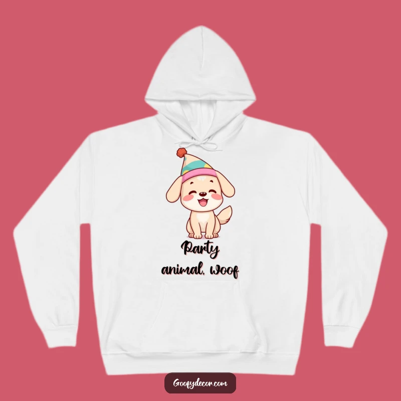 Cozy Funny Dog Hoodie: Snuggle Up with This Happy Pup, Perfect Funny Gift!
