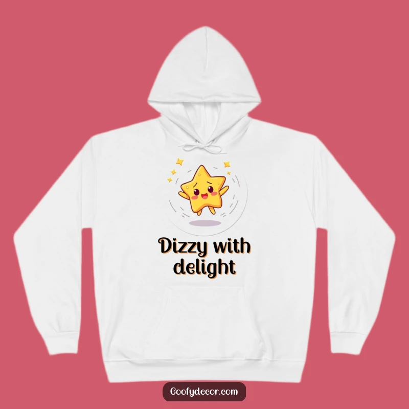 Cozy Funny Startled Star Hoodie - Stay Warm While You Twirl