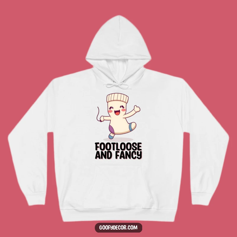 Funny Kawaii Sock Dance Hoodie: Cozy Moves & Comfort - Ideal Funny Gift!