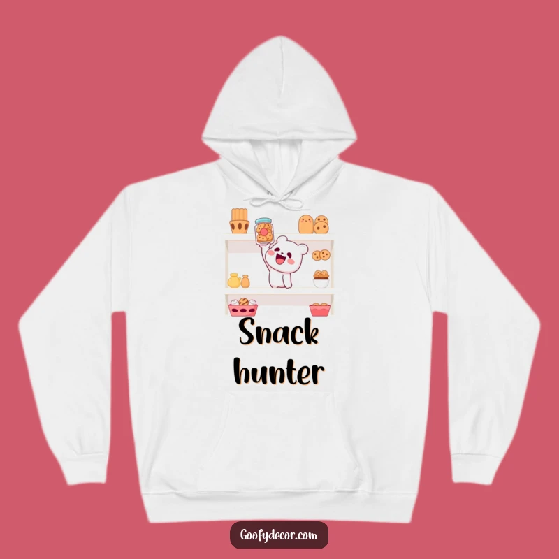 Funny Cookie Jar Hoodie - Cozy & Hilarious Snack Quest Sweatshirt
