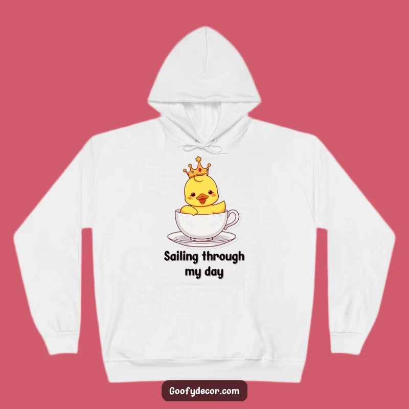 Funny Rubber Ducky Hoodie: Cozy Up with Royal Bath Time Fun