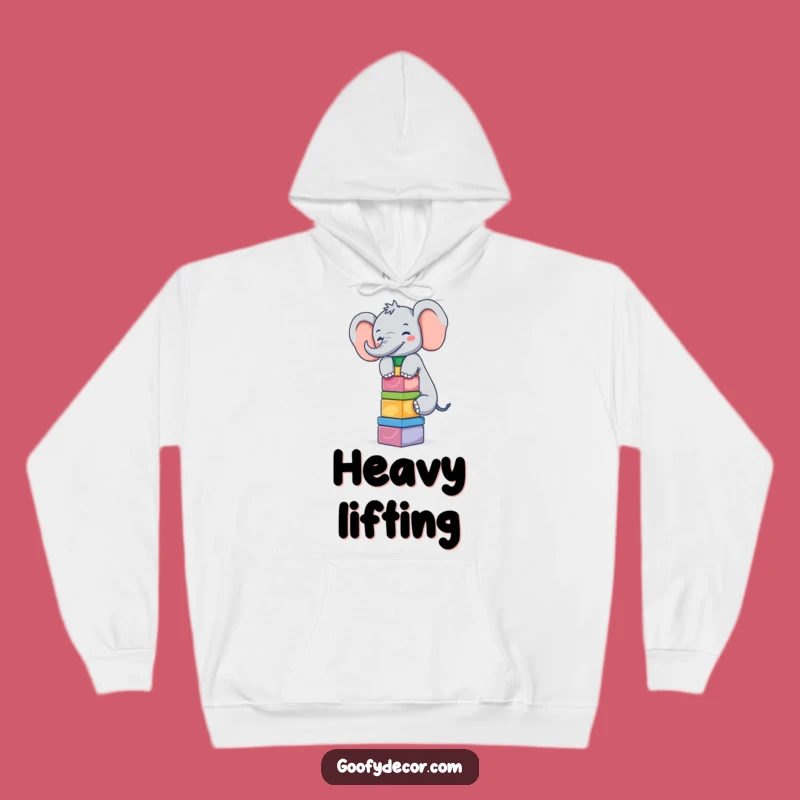 Cozy Giggling Elephant Hoodie: Balancing Fun, Warm & Whimsical