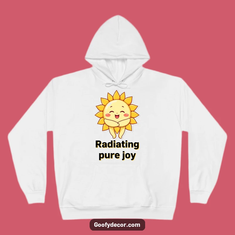 Funny Sun Hug Hoodie - Cozy Warmth and Cheer, Awesome Gift