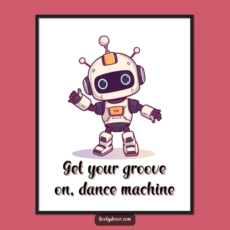 Free Printable Robot Art: Funny Downloadable Gift for Tech Lovers