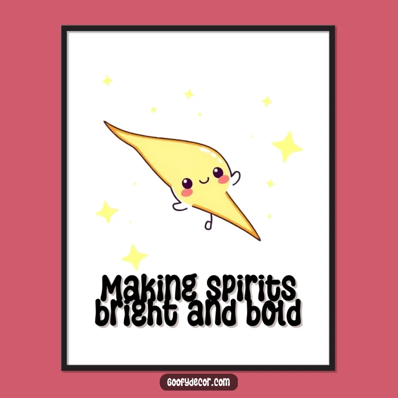 Funny Free Printable Wall Art: Playful Lightning Bolt, Starry Sky, Quirky Downloadable Decor