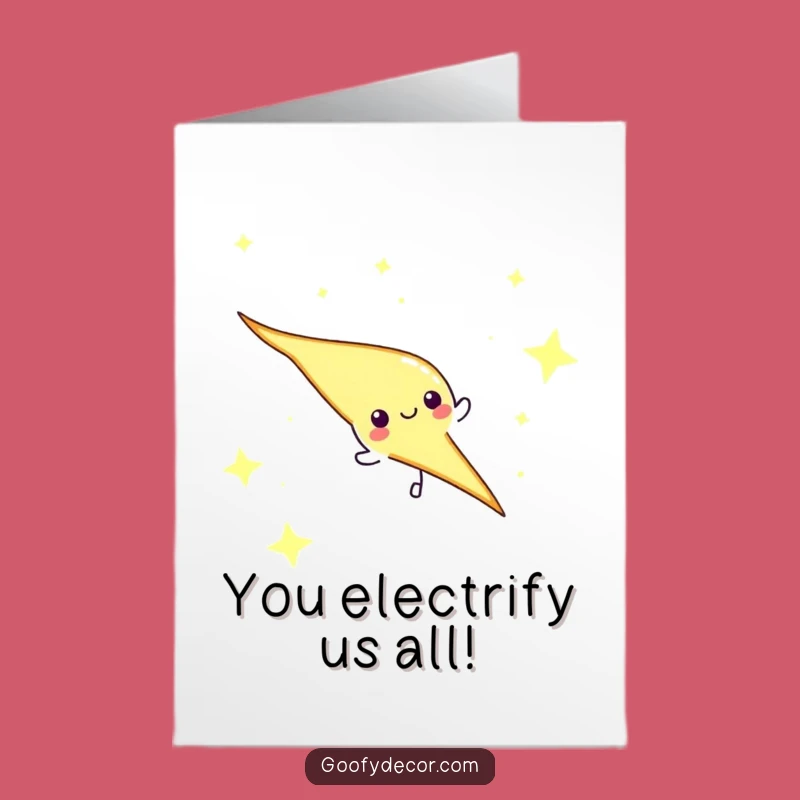 Free Printable Congratulations Card: Streaking Lightning Bolt, Exciting Achievement Greeting Downloadable