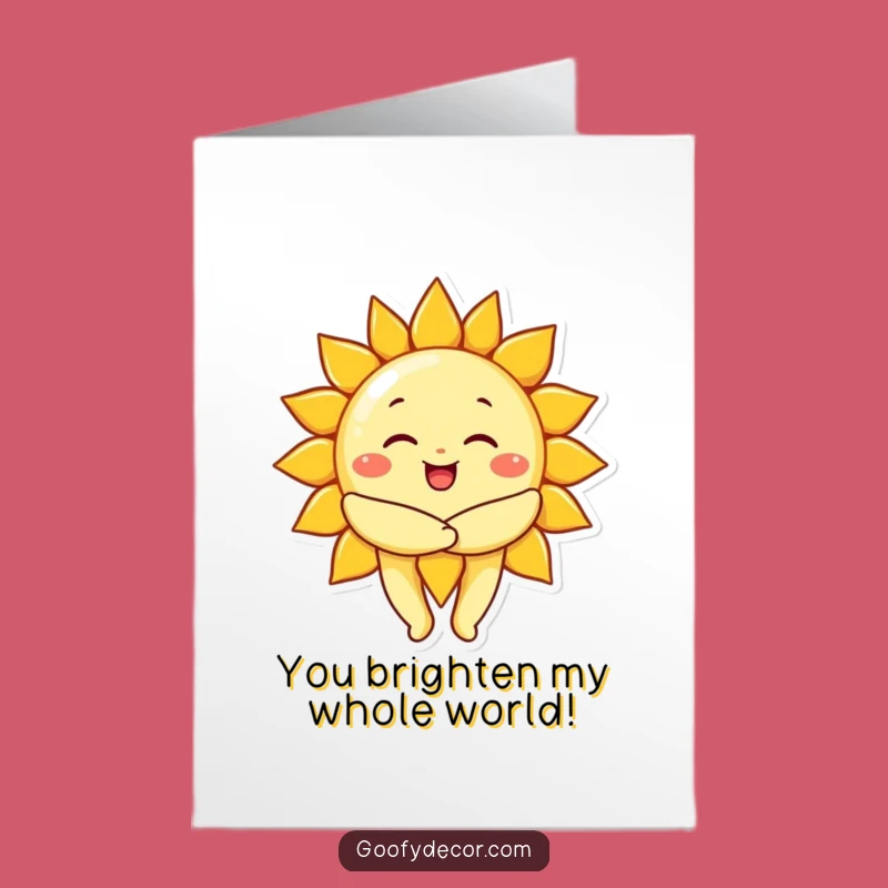 Free Printable Congrats Card: Sunny Hug, Warm Wishes Downloadable