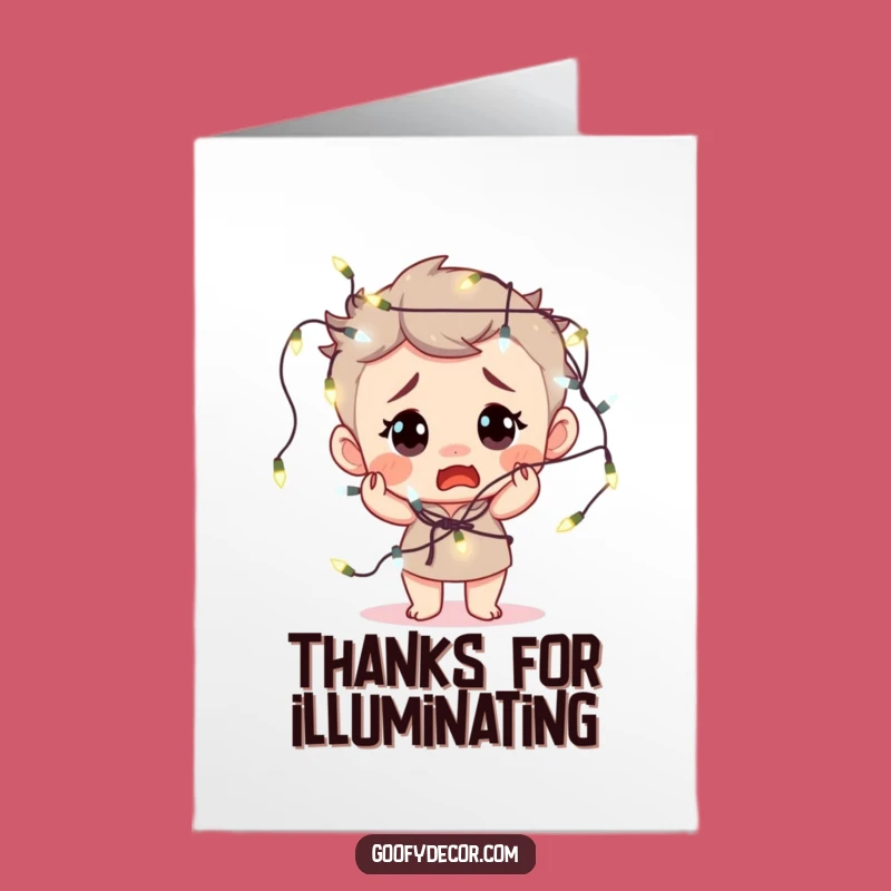 Free Printable Thank You Card: Tangled Thanks! Funny Downloadable Gift for Your Help