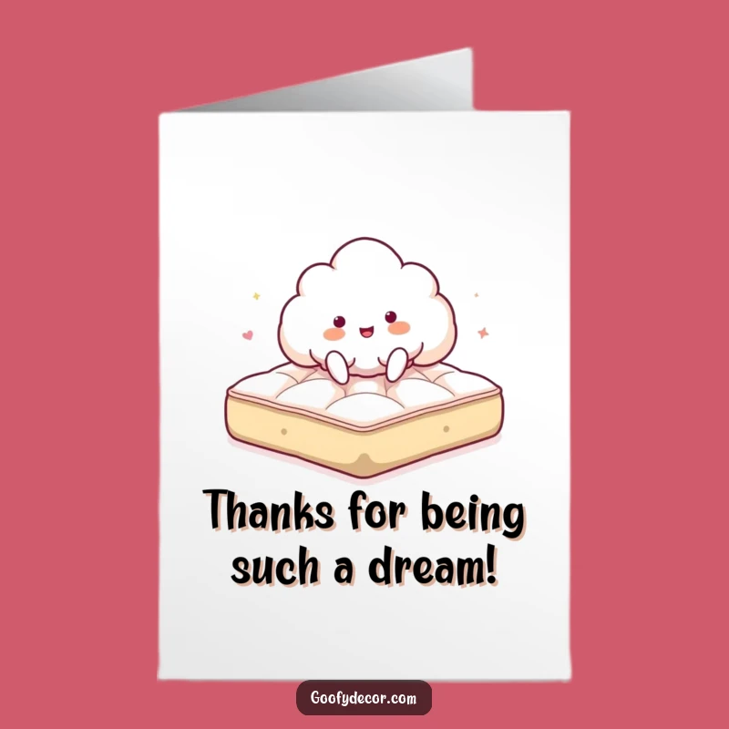 Free Printable Funny Cloud Thank You Card: Soft Gratitude, Downloadable Appreciation Gift