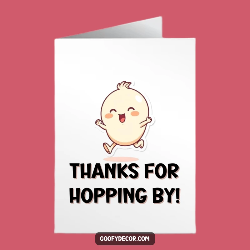 Free Printable Thank You Card: Skipping Round Pal, Grateful Downloadable Gift