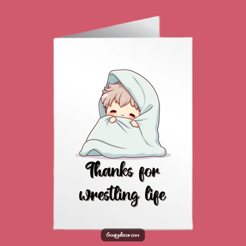 Free Printable Thank You Card: Giant Blanket, Thanks A-Lot Gift!