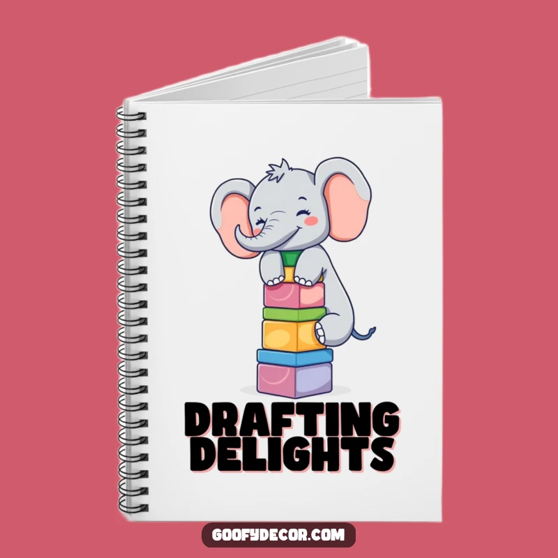 Giggling Elephant Notebook: Funny Journal for Ideas & Plans