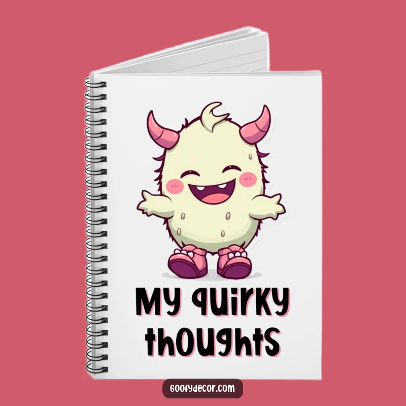 Funny Kawaii Monster Notebook: Giggles and Mismatched Shoes for Your Notes