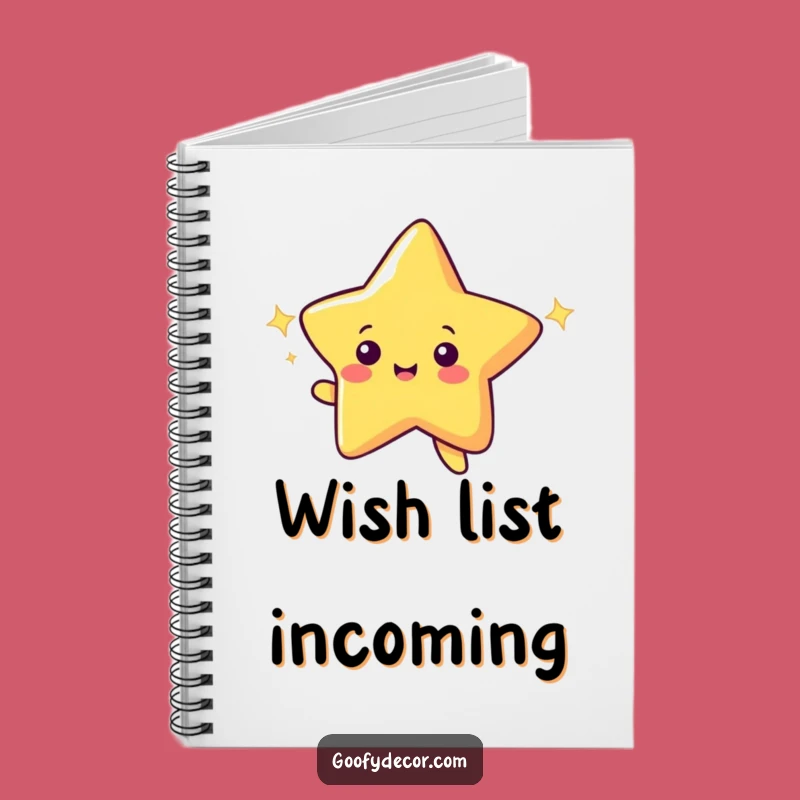 Funny Shooting Star Notebook, Write Your Dreams and Laughs