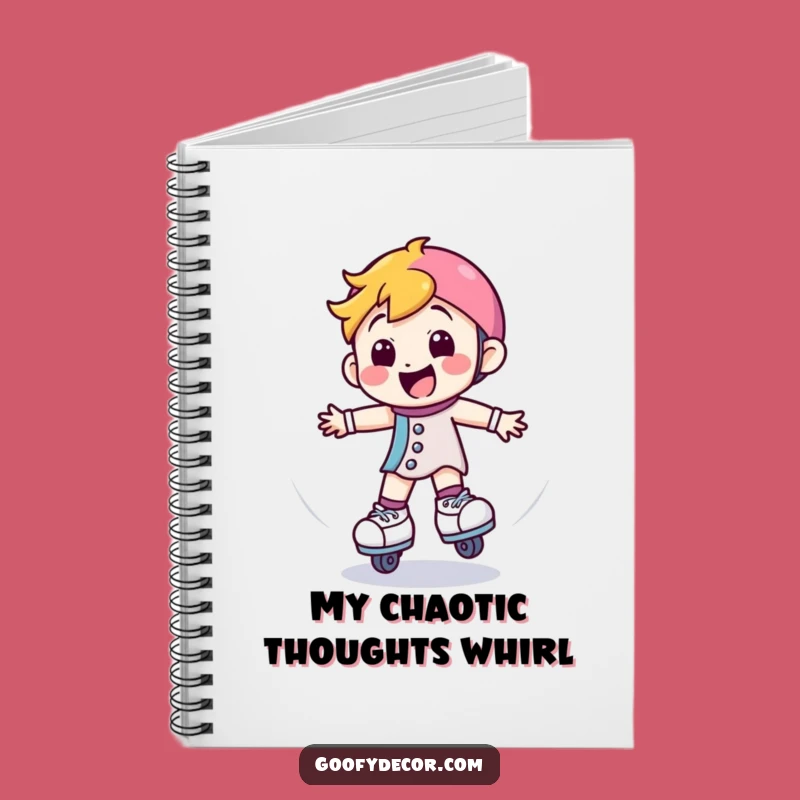 Funny Roller Skate Notebook: Capture Ideas with Energetic Flair