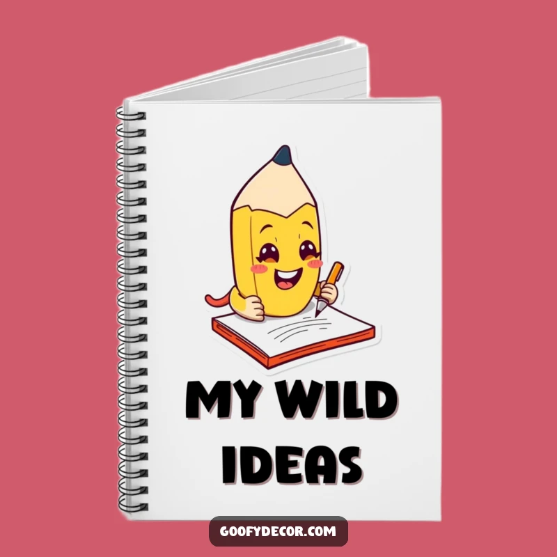 Funny Kawaii Pencil Scribble Notebook: Jot Down Creative Ideas - Great Funny Gift!