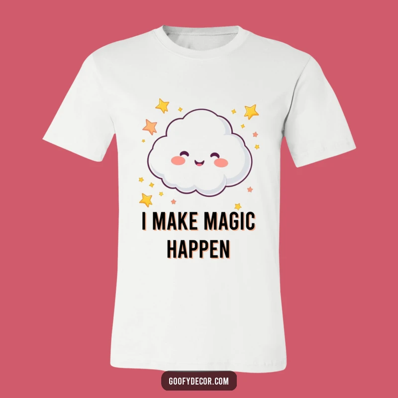 Funny Cloud T-Shirt: Joyful Star Sprinkling, The Ultimate Funny Gift!