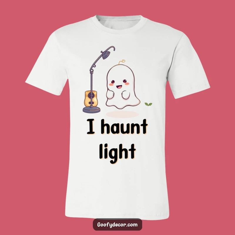 Funny Ghost Tee: Playful Spooky Character Hiding, Great Funny Gift for Mischief Makers
