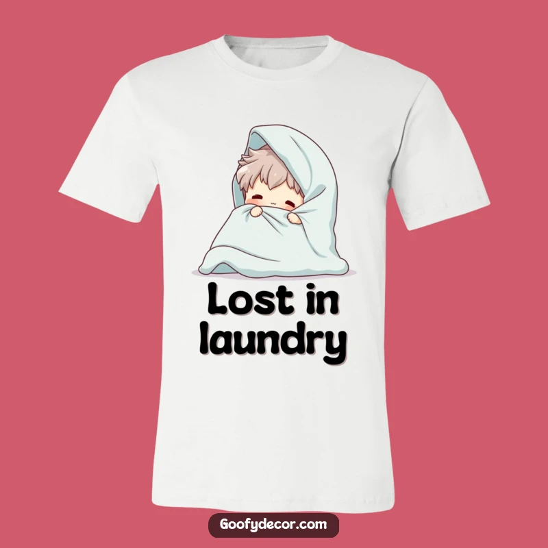 Funny Giant Blanket T-Shirt: Playful Struggle for Maximum Laughs