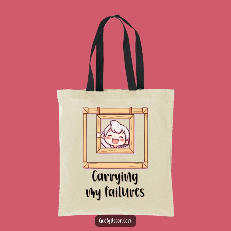 Funny Crooked Picture Tote Bag: A Hilarious Carry-All for DIY Disasters