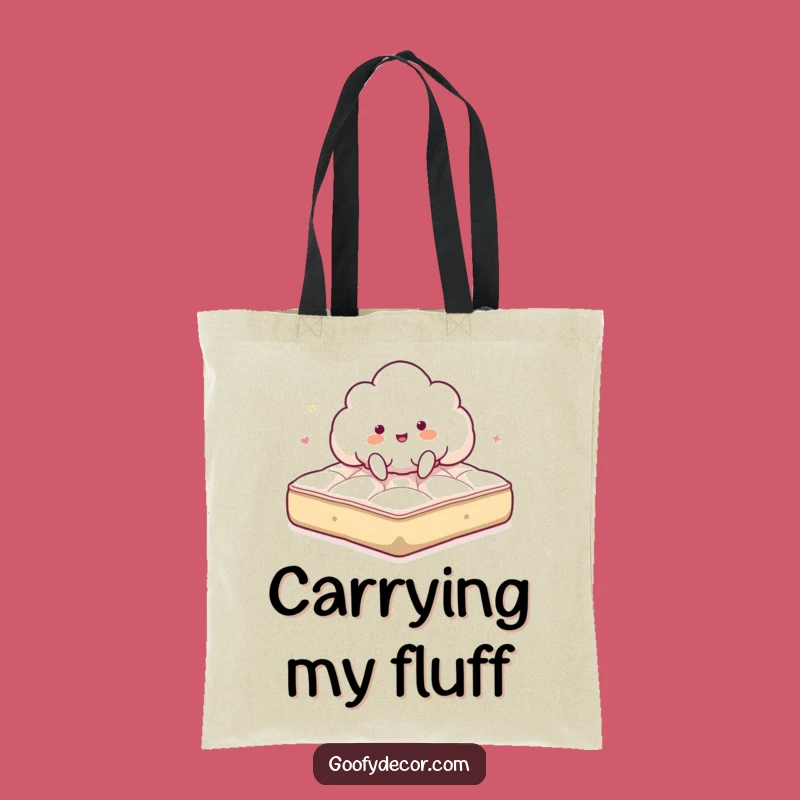 Funny Giddy Cloud Tote Bag - Carry Your Bounce Everywhere
