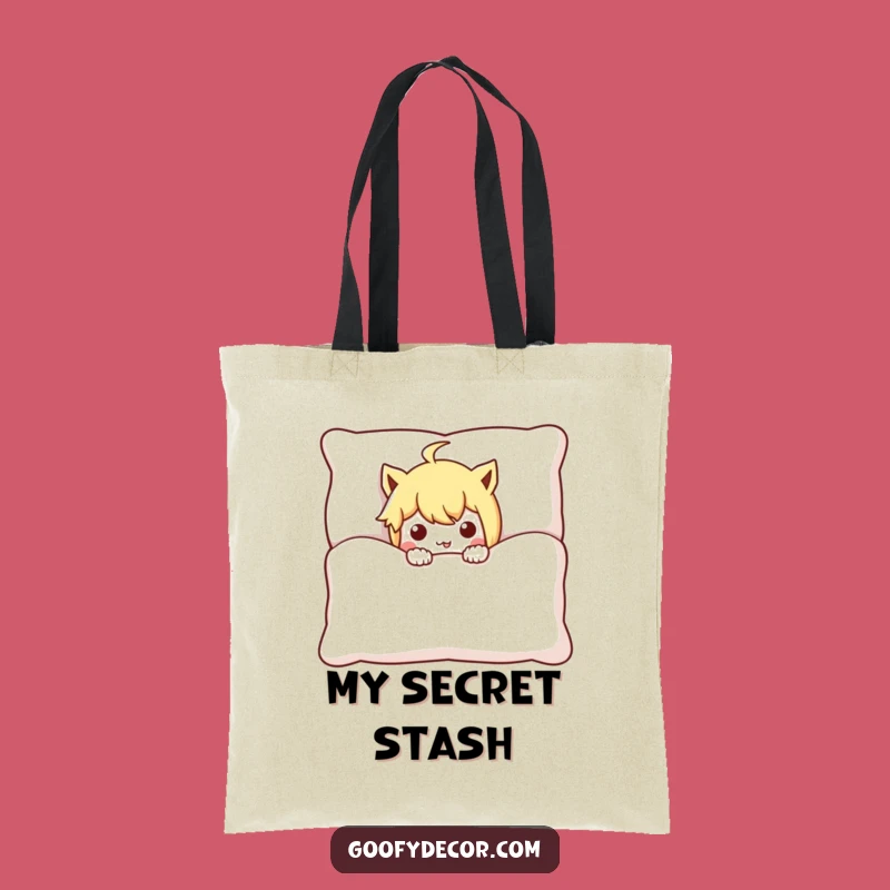 Funny Mischievous Character Tote Bag - Carry Your Secrets and Smiles