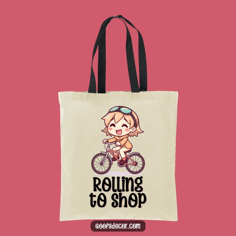 Funny Tote Bag: Small Bike Ride - Hilarious Accessory Gift